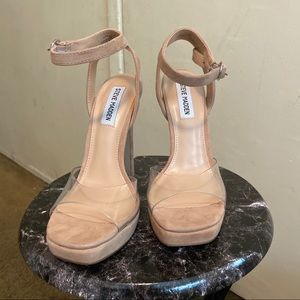 Steve Madden Suede Platform Heels
